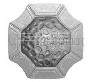 Кованая накладка арт. SK36.07.1 разм. 76x76 (2.3мм)