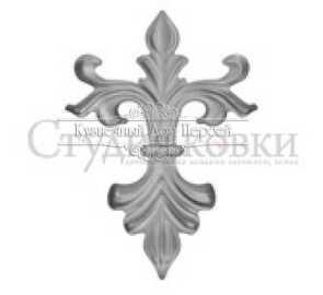 Кованая накладка арт. SK36.24 разм. 240x170 (2мм)
