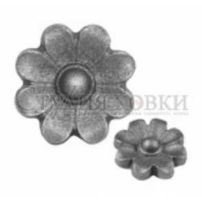 Кованая накладка ромашка арт. SK36.32 разм. 43 (7мм)