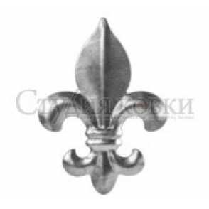 Кованая накладка арт. SK36.35.1 разм. 80x56 (1мм)