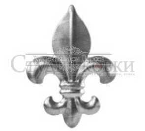 Кованая накладка арт. SK36.35.1 разм. 80x56 (1мм)