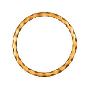 Кованое кольцо для забора арт. 369 разм. 15