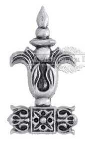 Кованый декоративный узор односторонний арт. 381 разм. 10,5x9