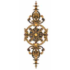 Кованый декоративный узор односторонний арт. 382 разм. 120x42,5