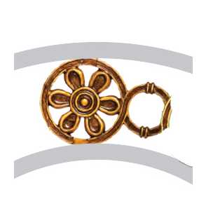 Кованый декоративный узор двусторонний арт. 389 разм. 17,5x12