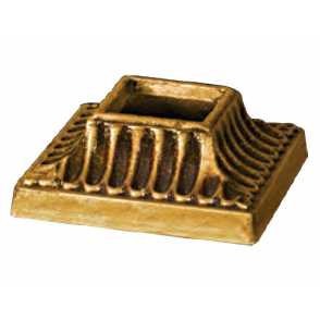 Кованое основание балясин Ду 16 арт. 394 разм. 9,5x9,5