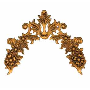 Кованая декоративный узор  арт. 397 разм. 42,5x33