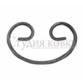 Кованый завиток, вензель арт. SK42.01.2 разм. 80x120