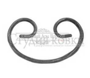 Кованый завиток, вензель арт. SK42.01.4 разм. 85x140