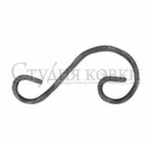 Кованый завиток, вензель арт. SK42.04.1 разм. 70x155