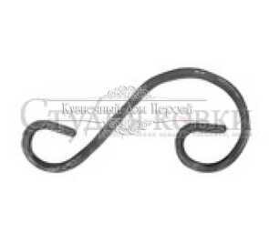 Кованый завиток, вензель арт. SK42.04.1 разм. 70x155