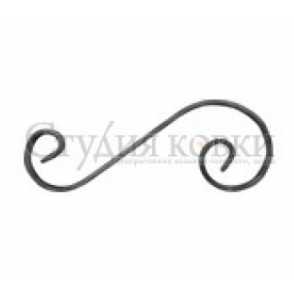 Кованый завиток, вензель арт. SK42.04.3 разм. 100x270