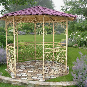 Кованая беседка 3