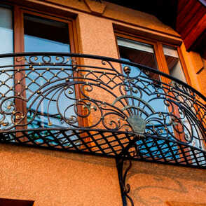 Кованый балкон 13
