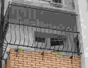 Кованая решетка на балкон 1