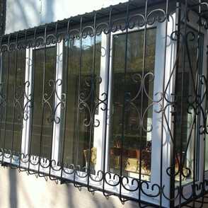 Кованая решетка на балкон 5