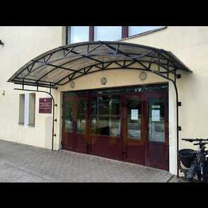 Кованый козырек для магазина 20