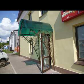 Кованый козырек для магазина 21