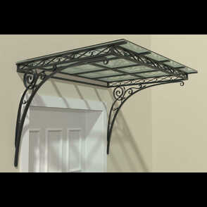 Кованый козырек 59