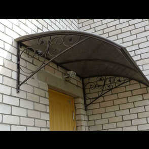 Кованый козырек 60