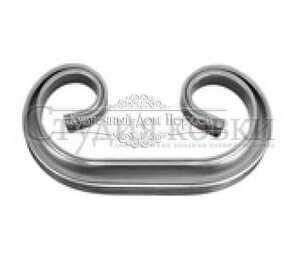 Кованый завиток, вензель С арт. SK43.02.1 разм. 65x130