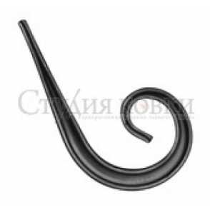 Кованый завиток, вензель - запятая арт. SK43.05.1 разм. 70x123