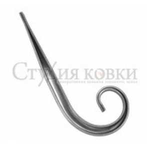 Кованый завиток, вензель - запятая арт. SK43.05.3 разм. 195x75