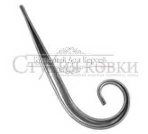 Кованый завиток, вензель - запятая арт. SK43.05.3 разм. 195x75