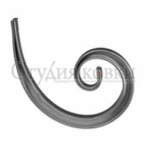 Кованый завиток, вензель - запятая арт. SK43.05.4 разм. 210x129