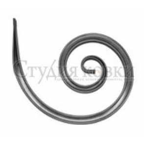 Кованый завиток, вензель - запятая арт. SK43.05.5 разм. 240x170