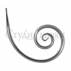 Кованый завиток, вензель - запятая арт. SK43.05.6 разм. 350x205