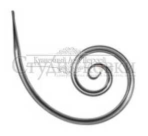 Кованый завиток, вензель - запятая арт. SK43.05.6 разм. 350x205