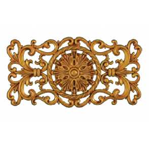 Кованый декоративный узор односторонний арт. 458 разм. 40x20
