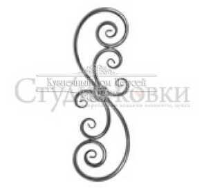 Кованая балясина арт. SK50.09.1 разм. 720x320