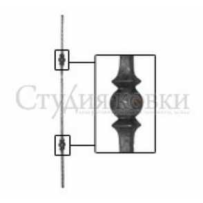Кованая балясина арт. SK50.10.2 разм. 1000