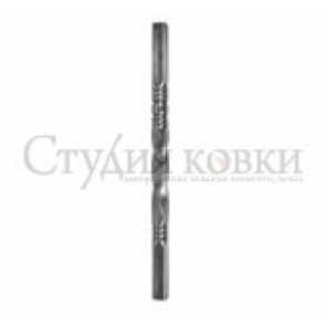 Кованый столб начальный арт. SK51.15.2 разм. 1000 кв.50 (1.5мм)