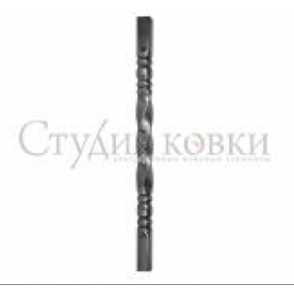 Кованый столб начальный арт. SK51.19.1 разм. 1000 кв.50 (1.5мм)