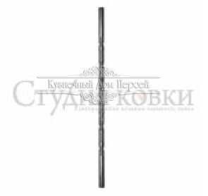 Кованый столб начальный арт. SK51.20.1 разм. 1000 кр.40 (1.5мм)