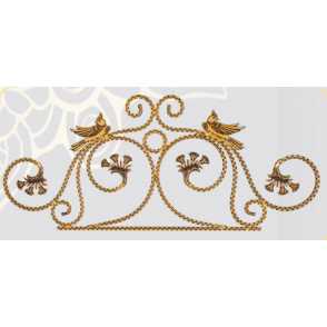 Кованые навершия на забор, ворота  50 х 115 см (арт. 5121)