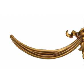 Кованый декоративный элемент арт. 527 разм. 34x12