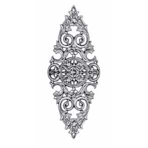 Кованая декоративная накладка арт. 529 разм. 58x22,5