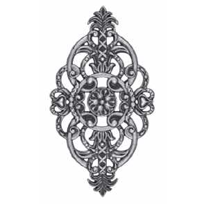 Кованая декоративная накладка арт. 530 разм. 21x41