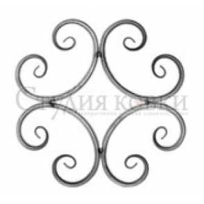 Кованая декоративная панель, розетка арт. SK53.10 разм. 430