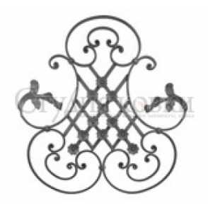 Кованая декоративная панель, розетка арт. SK53.12 разм. 740x640
