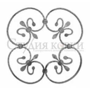 Кованая декоративная панель, розетка арт. SK53.14 разм. 380