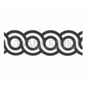 Кованая декоративная панель, розетка арт. SK53.25 разм. 120x1000