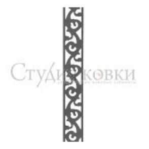 Кованая декоративная панель, розетка арт. SK53.26 разм. 150x2000