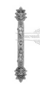 Кованая дверная ручка арт. 537 разм. 6x36