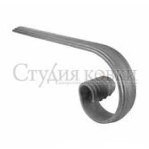 Стальное, кованое окончание поручня арт. SK54.01.40 разм. 180x300