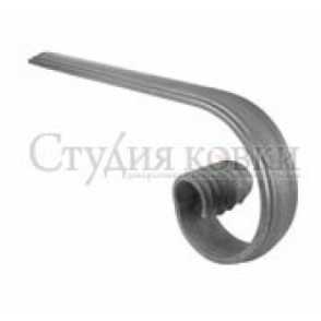 Стальное, кованое окончание поручня арт. SK54.01.50 разм. 180x300